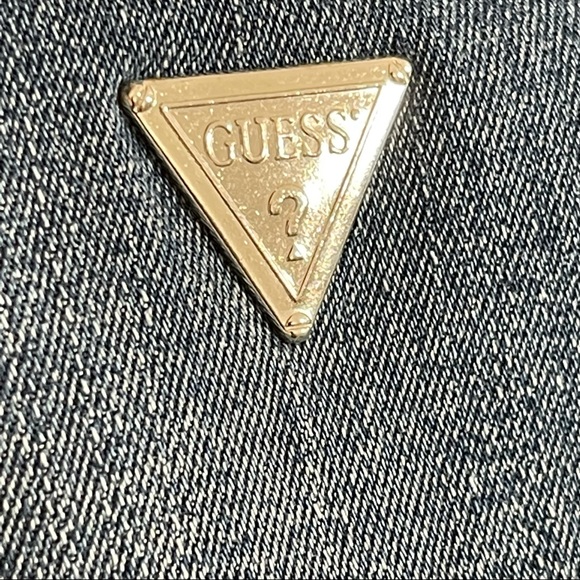 Guess Skinny Jeans Glitter Side Stripe Medium Wash - Picture 10 of 11